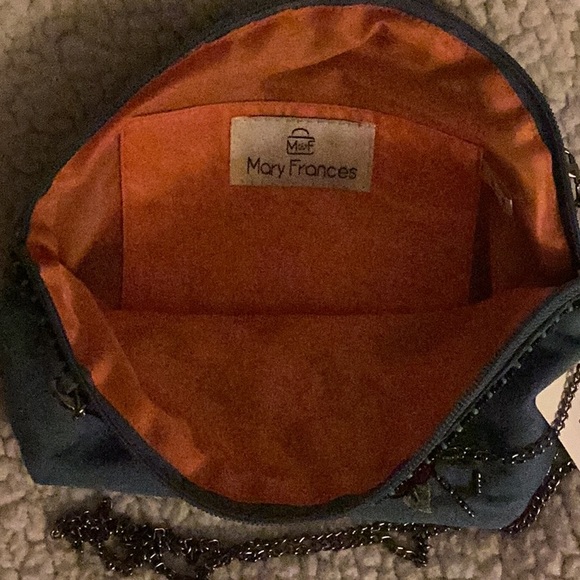 Crossbody Handbag with Chain Strap - Picture 2 of 2